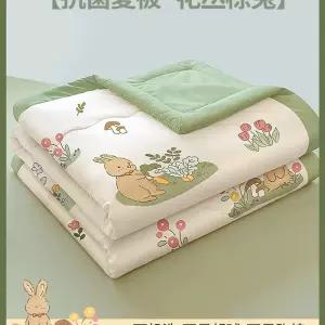 감성 토끼 차렵이불 사계절 이불 침구 극세사 모달 순면 6종