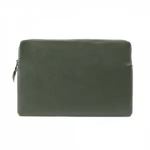 슬리브형 가죽 카키 노트북 파우치 13형 노트북백