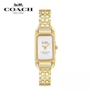 [대구백화점][코치]캐디 직사각 옐로우골드 메탈 여성시계(14504196)