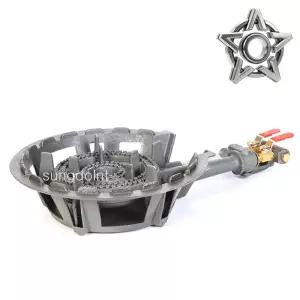 dong-a 주물 업소용 고화력 가스버너 LPG 저압쌍형 2단화구 DA50 LPG버너