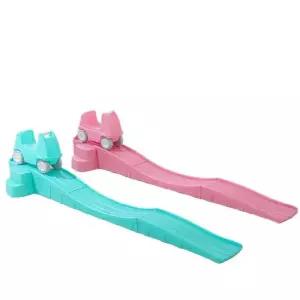 자동차미끄럼틀 키즈카페 놀이터 레일카 펜션 자동차 실내 3단