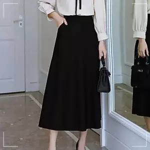 정장 오피스 결혼식 대쇼핑몰 치마 스커트 롱 검정 TWFH4756