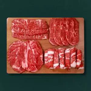 푸드장 미국산 소고기 소갈비살 채끝등심 부채살 꽃등심 꽃갈비살 살치살 소목등심 차돌박이