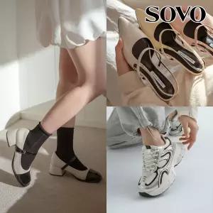 [30%] SOVO 봄시즌 인기슈즈 구두 단화 로퍼 슬리퍼 슬립온 스니커즈 모음 정장 캐쥬얼코디