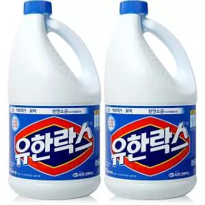 유한락스 레귤러 3L x 2개 살균 청소 주방 욕실 세제