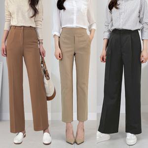 여성 슬랙스 숏/기본/롱 빅사이즈 S~3XL 일자 부츠컷 와이드 밴딩 배기/청바지/조거/면/트레이닝/정장바지
