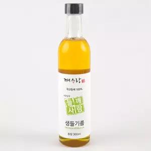 깨사랑 국산 생들기름 저온 압착 300ml