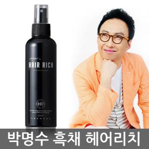 박명수 헤어리치 미스트 200ml (흑채 고정용 스프레이) 강력한 흑체 고정 세팅력 흘러내림 가루날림 방지