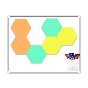 씽킹보드(6매) 고무자석 칼라 모양 메모자석 화이트보드