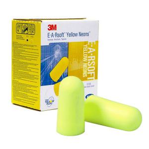 3M 폼 타입 귀마개 소프트네온 100쌍 소음차단