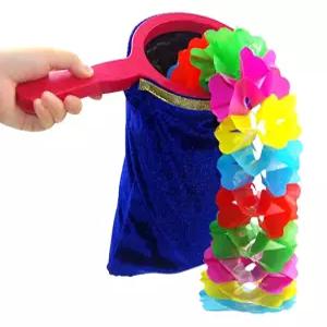 어린이 마술도구 무엇이든 나타나는 마술주머니 체인지백 세트 +플라워가랜드