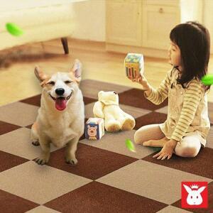 강아지미끄럼방지 매트 물빨래재사용 반려견 300X300 카페트 패드 애견 바닥