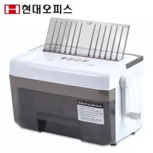 [현대오피스] 수동 문서세단기 PK-46L GRAY 최대 2매 CD/카드/스템플러 세단 문서파쇄기