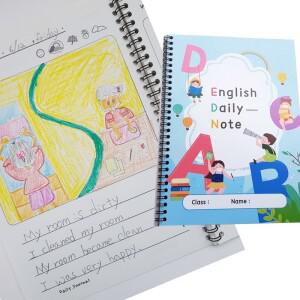 [더조은키즈/만들기] 벌룬 영어 그림일기 노트(스프링)