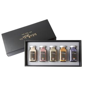손봉훈천일염 소금습관 솔트레인보우 5종 선물세트 소금 답례품 솔트