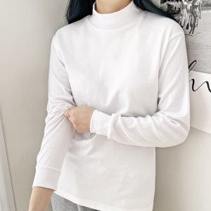 [sado]여성 기본면 반목폴라티 면폴리혼방 99까지 국내산 1829G