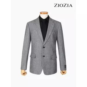 [하프클럽/지오지아]컴포트 그레이 캐시미어 블랜딩 정장자켓 (ACB1SB1402_LGR)