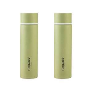 글라스락 텀블락 슬림 텀블러, 그린, 150mL, 2개