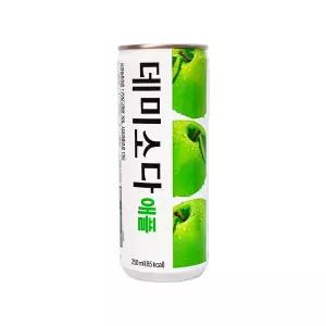 데미소다 애플 250mL x 12캔 24캔 30캔 60캔 과즙탄산음료
