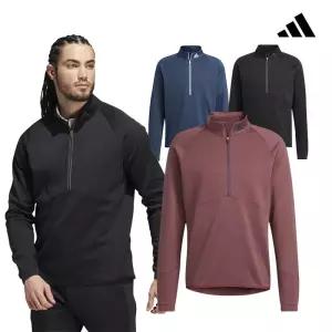 갤러리아 [아디다스골프] 남성 콜드레디 반집업 기모 티셔츠