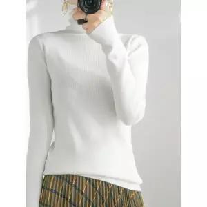 [하프클럽/카라]KARRA 카드슬림터틀넥티셔츠_A3F0729