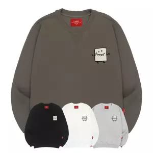 엘라모 3M 큐티멜로우 맨투맨 남녀공용 빅사이즈 S~4XL