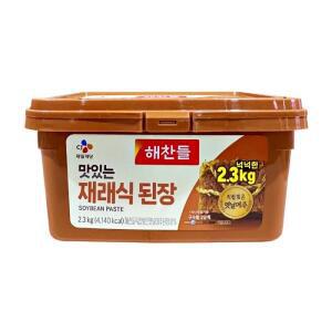 [CJ제일제당]  CJ제일제당 해찬들 맛있는 재래식된장 2.3kg 1박스