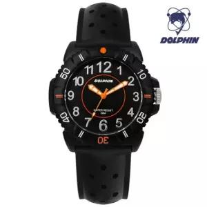 글륵 돌핀 군용 시계 수험생 등산 스포츠 우레탄 밴드