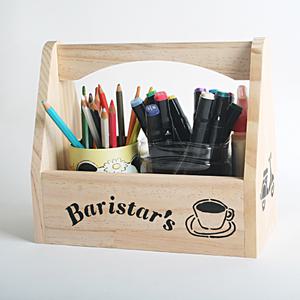 우드캐리어 트레이 냅킨아트 스텐실 목공키트 체험상품