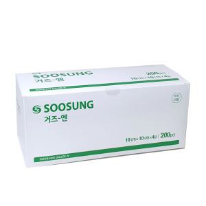 수성접은거즈 4x4x4p,10cmx10cmx4겹,200매입