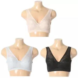 흘러내림 없는 런닝타입의 부직포 브라 3종세트 BR6711 SET