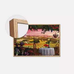 1000피스퍼즐 투스카니 마을+오크(알루미늄 액자) (WDC1EC8)