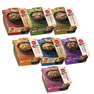 CJ 햇반 솥반 210g 꿀약밥 뿌리채소 전복내장 소고기우엉 불고기버섯 곤드레감자영양밥