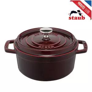 [롯데백화점]스타우브 원형 꼬꼬떼 무쇠 주물냄비 18cm 석류레드 (ST101887)