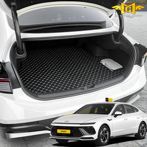 쏘나타 디엣지 택시 DT23 트렁크매트 가죽 퀼팅 매트 트렁크 용품