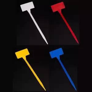 커브형 텃밭 이름표 모종 네임픽 화초 꽃 이름 팻말 30cm 화분 식물 네임택 다육이 가든픽 푯말 수목 라벨