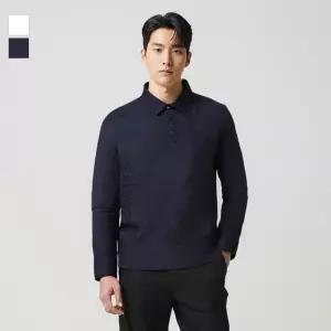 웨스트우드 남성 웨스트우드 자카드 카라 티셔츠_WN3MCTP429