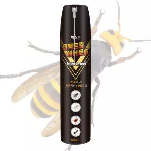 벅스존 퍼펙트킬 말벌 퇴치 에어로졸 벌 스프레이 500ml
