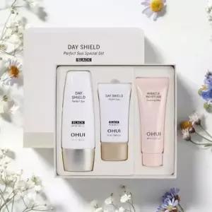 [셀러허브]오휘 데이 쉴드 퍼펙트 선 블랙 50ml+30ml(SPF50+) 기획세트 (S16575784)