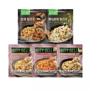 (G)시티델리 풍미가득 볶음밥 5종 15봉 (김치/새우/포크/잡채/햄야채)