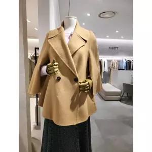 [지고트](의정부점)JPAE0CTC43[케이프형 핸드메이드 숏코트)