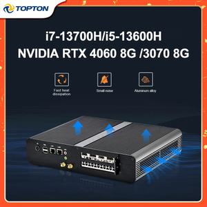 V7 게이밍 미니 PC 인텔 i7 13700H i5 13600H 엔비디아 RTX 4060 3070 8G 2xDDR5 게이머 데스크탑 컴퓨터