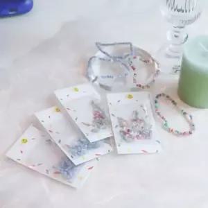 달리아문방구 컬러 자개 비즈 팔찌 DIY 만들기 키트 세트