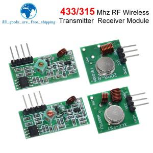 TZT 스마트 전자 무선 RF 송신기 리시버 모듈 링크 키트 아두이노 ARM MCU WL DIY 315MHZ 433MHZ 433Mhz