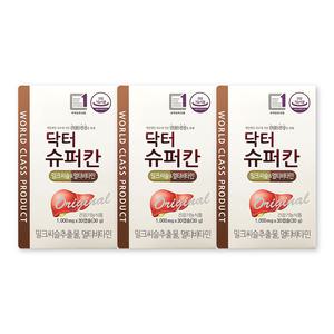 닥터슈퍼칸 1000mg X 30캡슐 3박스 밀크씨슬 멀티비타민 에이치엘사이언스 HL사이언스