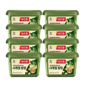 해찬들 사계절쌈장 500g 8개