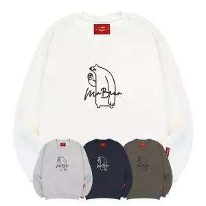 엘라모 3M 미스터베어 맨투맨 남녀공용 빅사이즈 S~4XL