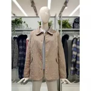 [갤러리아] 크로커다일레이디 체크 배색 안감 자켓형 패딩 점퍼 CLDWPD201