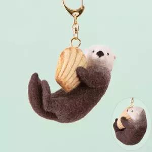 오후4시 하마나카 해달과 마들렌 키링 양모펠트 키트