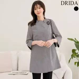 [하프클럽/]엄마옷 여름 여자 차이나 진주 체크 빅사이즈 정장 자켓 마담옷